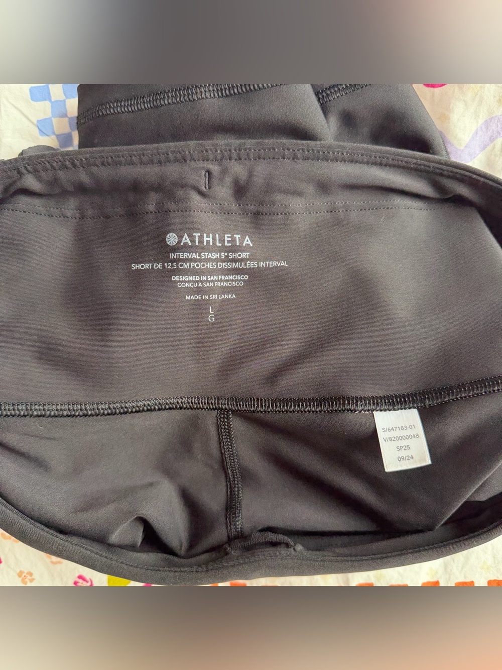 Athleta Interval Stash High Rise Short - Picture 3 of 10
